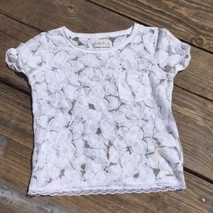 Abercrombie & Fitch Lace Tee